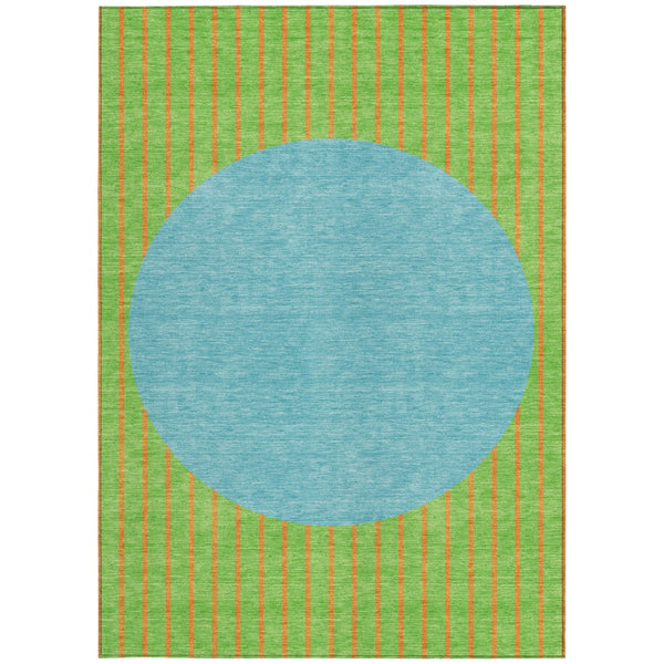 Homeroots 3' Black And Beige Striped Washable Area Rug - Durable, Stylish Design For Indoor And Outdoor Use 8' X 10' Polyester 597178