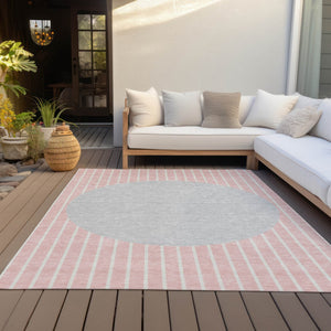 Homeroots 3' Black And Beige Striped Washable Area Rug - Durable, Stylish Design For Indoor And Outdoor Use 10' X 14' Polyester 597192