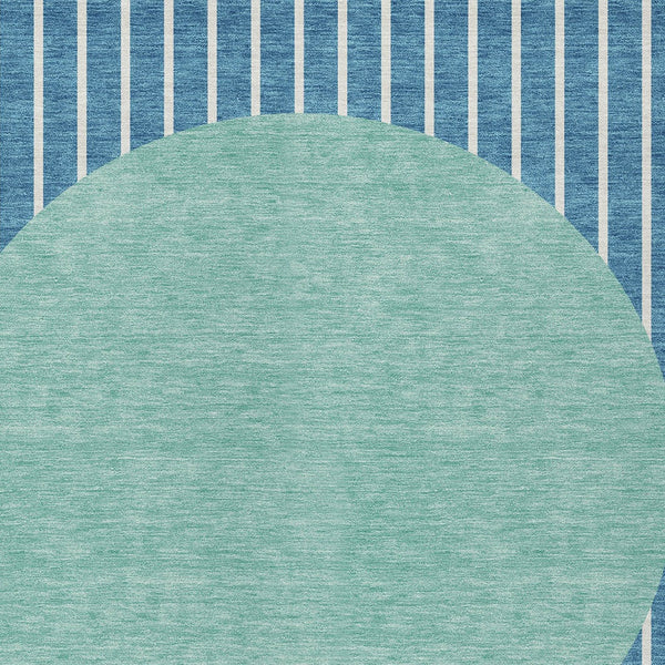 Homeroots 3' Black And Beige Striped Washable Area Rug - Durable, Stylish Design For Indoor And Outdoor Use 3' X 5' Polyester 597199