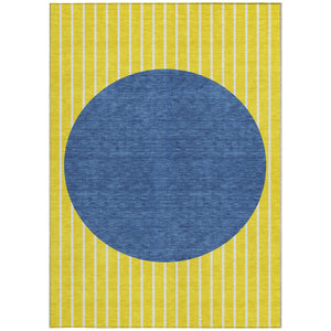 Homeroots 3' Black And Beige Striped Washable Area Rug - Durable, Stylish Design For Indoor And Outdoor Use 5' X 8' Polyester 597212