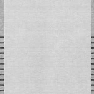 Homeroots 3' Gold Black Beige Striped Washable Area Rug For Indoor Outdoor Spaces - Durable & Versatile Decor 8' X 10' Polyester 597226