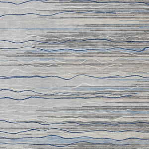 Homeroots 3' Striped Washable Area Rug - Stylish Brown, Beige & Ivory Design For Indoor And Outdoor Use 5' X 8' Polyester 597248