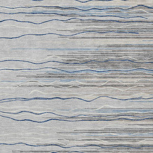 Homeroots 3' Striped Washable Area Rug - Stylish Brown, Beige & Ivory Design For Indoor And Outdoor Use 9' X 12' Polyester 597251