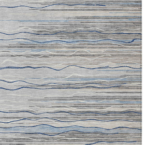 Homeroots 3' Striped Washable Area Rug - Stylish Brown, Beige & Ivory Design For Indoor And Outdoor Use 10' X 14' Polyester 597252