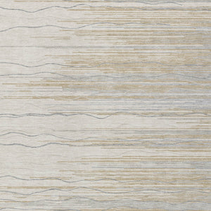 Homeroots 3' Striped Washable Area Rug - Stylish Brown, Beige & Ivory Design For Indoor And Outdoor Use 3' X 5' Polyester 597259