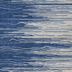 Homeroots 3' Striped Washable Area Rug - Stylish Brown, Beige & Ivory Design For Indoor And Outdoor Use 9' X 12' Polyester 597269