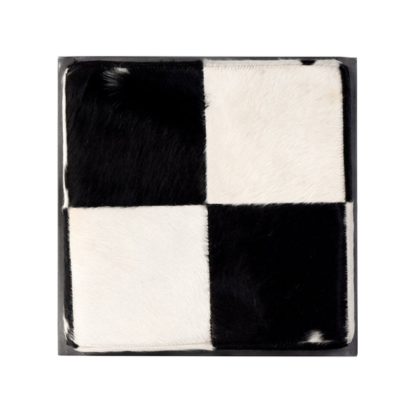 Butler Specialty Butler Stinson Counter Stool - Luxurious Hair-on-hide Leather & Iron Design For Modern Spaces Black,White Iron,Hair,On,Hide Leather,Engineered Wood 5973373-butler