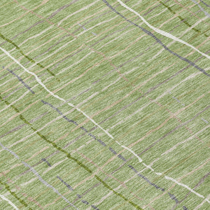 Homeroots 3' Black Ivory And Brown Striped Washable Area Rug For Indoor And Outdoor Spaces, Durable & Stylish 8' Round Polyester 597381