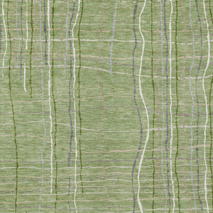 Homeroots 3' Black Ivory And Brown Striped Washable Area Rug For Indoor And Outdoor Spaces, Durable & Stylish 9' X 12' Polyester 597383