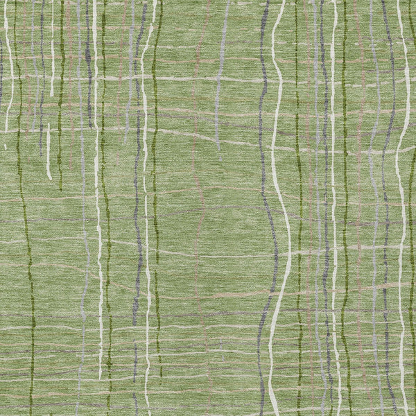 Homeroots 3' Black Ivory And Brown Striped Washable Area Rug For Indoor And Outdoor Spaces, Durable & Stylish 9' X 12' Polyester 597383