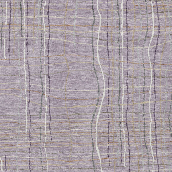 Homeroots 3' Black Ivory And Brown Striped Washable Area Rug For Indoor And Outdoor Spaces, Durable & Stylish 3' X 5' Polyester 597403