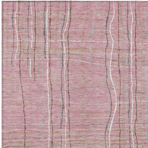 Homeroots 3' Black Ivory And Brown Striped Washable Area Rug For Indoor And Outdoor Spaces, Durable & Stylish 3' X 5' Polyester 597415