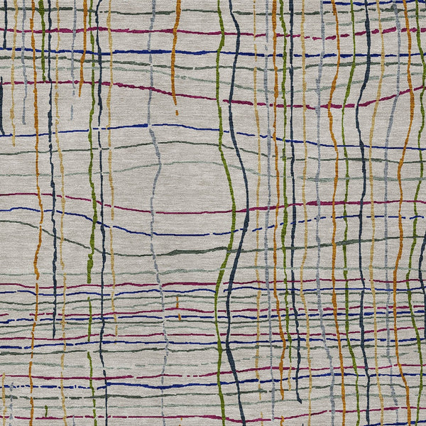 Homeroots 3' Black Ivory And Brown Striped Washable Area Rug For Indoor And Outdoor Spaces, Durable & Stylish 3' X 5' Polyester 597427