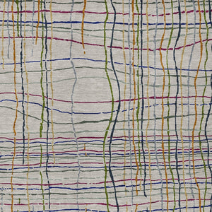 Homeroots 3' Black Ivory And Brown Striped Washable Area Rug For Indoor And Outdoor Spaces, Durable & Stylish 9' X 12' Polyester 597431