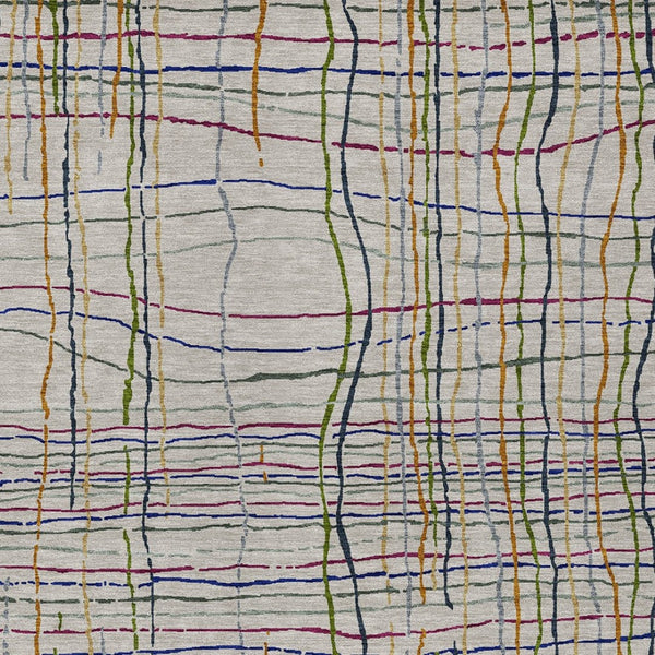 Homeroots 3' Black Ivory And Brown Striped Washable Area Rug For Indoor And Outdoor Spaces, Durable & Stylish 9' X 12' Polyester 597431