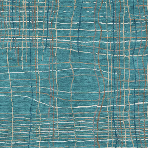 Homeroots 3' Black Ivory And Brown Striped Washable Area Rug For Indoor And Outdoor Spaces, Durable & Stylish 3' X 5' Polyester 597433