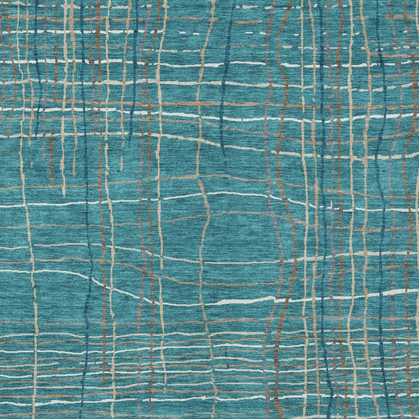 Homeroots 3' Black Ivory And Brown Striped Washable Area Rug For Indoor And Outdoor Spaces, Durable & Stylish 3' X 5' Polyester 597433