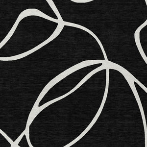 Homeroots 3' Artichoke Green Abstract Washable Area Rug - Perfect For Indoor And Outdoor Spaces, Easy Care 3' X 5' Polyester 597457