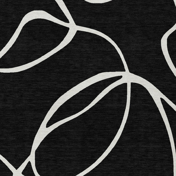 Homeroots 3' Artichoke Green Abstract Washable Area Rug - Perfect For Indoor And Outdoor Spaces, Easy Care 3' X 5' Polyester 597457