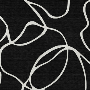 Homeroots 3' Artichoke Green Abstract Washable Area Rug - Perfect For Indoor And Outdoor Spaces, Easy Care 5' X 8' Polyester 597458