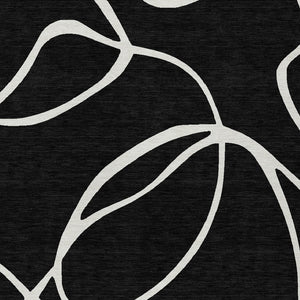 Homeroots 3' Artichoke Green Abstract Washable Area Rug - Perfect For Indoor And Outdoor Spaces, Easy Care 5' X 8' Polyester 597458