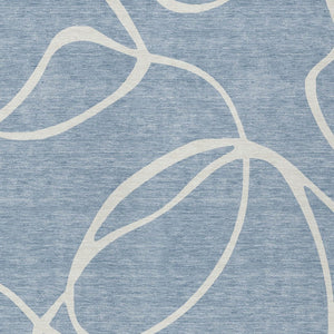 Homeroots 3' Artichoke Green Abstract Washable Area Rug - Perfect For Indoor And Outdoor Spaces, Easy Care 9' X 12' Polyester 597473