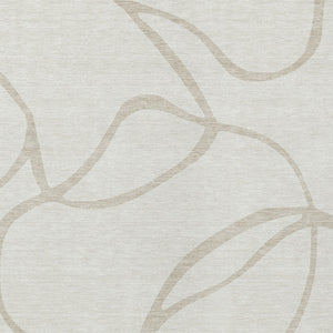 Homeroots 3' Artichoke Green Abstract Washable Area Rug - Perfect For Indoor And Outdoor Spaces, Easy Care 3' X 5' Polyester 597487