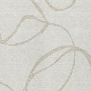 Homeroots 3' Artichoke Green Abstract Washable Area Rug - Perfect For Indoor And Outdoor Spaces, Easy Care 9' X 12' Polyester 597491