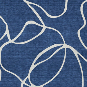 Homeroots 3' Artichoke Green Abstract Washable Area Rug - Perfect For Indoor And Outdoor Spaces, Easy Care 5' X 8' Polyester 597494