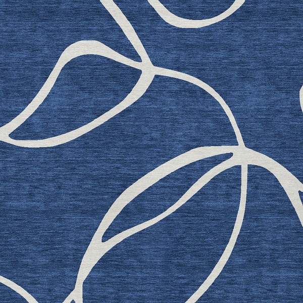 Homeroots 3' Artichoke Green Abstract Washable Area Rug - Perfect For Indoor And Outdoor Spaces, Easy Care 9' X 12' Polyester 597497