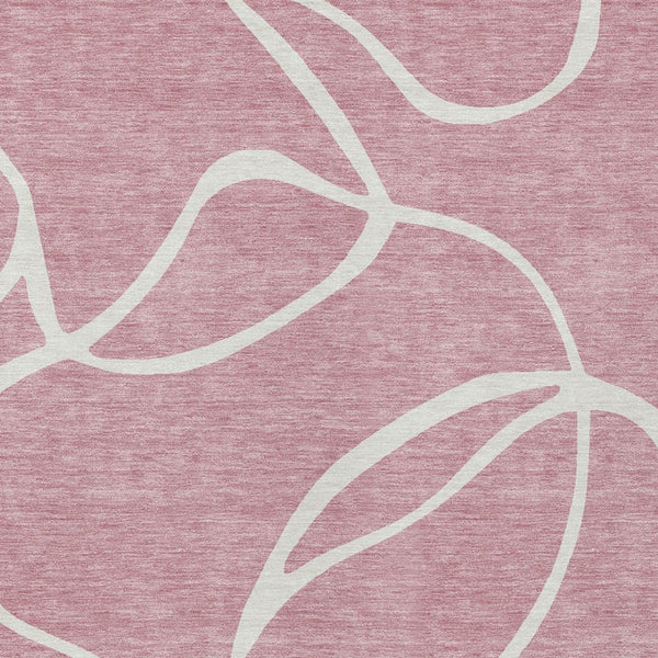 Homeroots 3' Artichoke Green Abstract Washable Area Rug - Perfect For Indoor And Outdoor Spaces, Easy Care 5' X 8' Polyester 597500