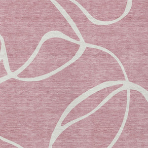 Homeroots 3' Artichoke Green Abstract Washable Area Rug - Perfect For Indoor And Outdoor Spaces, Easy Care 9' X 12' Polyester 597503