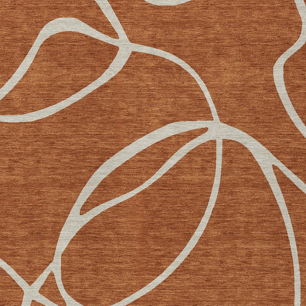 Homeroots 3' Artichoke Green Abstract Washable Area Rug - Perfect For Indoor And Outdoor Spaces, Easy Care 9' X 12' Polyester 597509