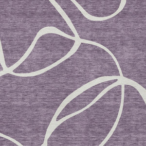 Homeroots 3' Artichoke Green Abstract Washable Area Rug - Perfect For Indoor And Outdoor Spaces, Easy Care 3' X 5' Polyester 597511