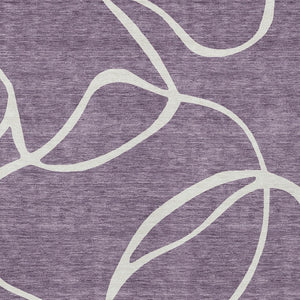 Homeroots 3' Artichoke Green Abstract Washable Area Rug - Perfect For Indoor And Outdoor Spaces, Easy Care 5' X 8' Polyester 597512