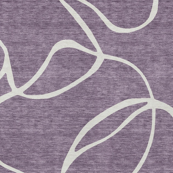 Homeroots 3' Artichoke Green Abstract Washable Area Rug - Perfect For Indoor And Outdoor Spaces, Easy Care 5' X 8' Polyester 597512