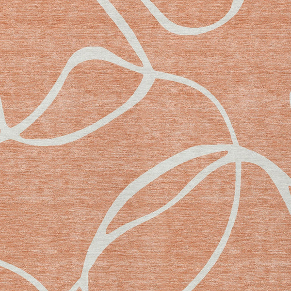 Homeroots 3' Artichoke Green Abstract Washable Area Rug - Perfect For Indoor And Outdoor Spaces, Easy Care 9' X 12' Polyester 597521