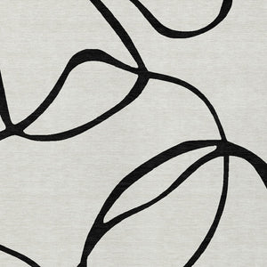 Homeroots 3' Artichoke Green Abstract Washable Area Rug - Perfect For Indoor And Outdoor Spaces, Easy Care 5' X 8' Polyester 597530