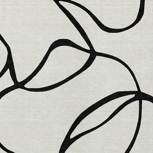 Homeroots 3' Artichoke Green Abstract Washable Area Rug - Perfect For Indoor And Outdoor Spaces, Easy Care 10' X 14' Polyester 597534