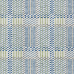 Homeroots 3' Artichoke Green Gray Brown Plaid Washable Area Rug For Indoor Outdoor Spaces, Durable & Stylish 8' X 10' Polyester 597550