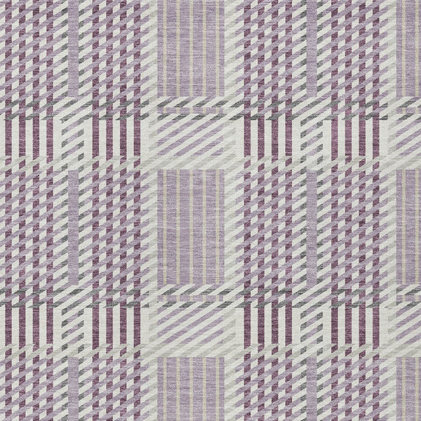 Homeroots 3' Artichoke Green Gray Brown Plaid Washable Area Rug For Indoor Outdoor Spaces, Durable & Stylish 3' X 5' Polyester 597571