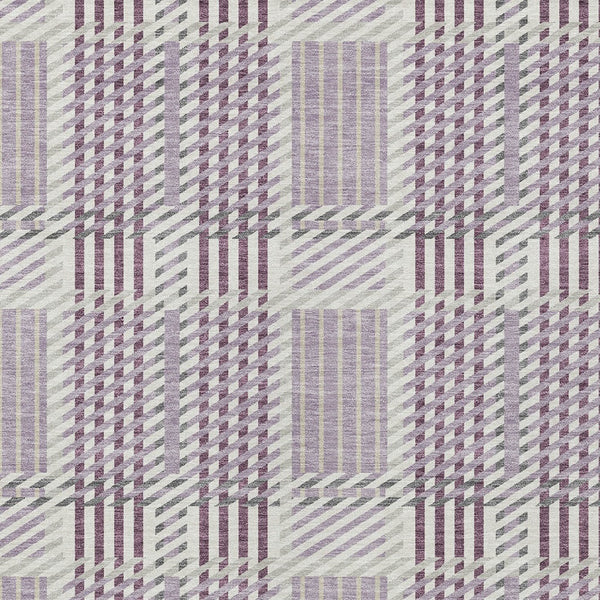 Homeroots 3' Artichoke Green Gray Brown Plaid Washable Area Rug For Indoor Outdoor Spaces, Durable & Stylish 10' X 14' Polyester 597576