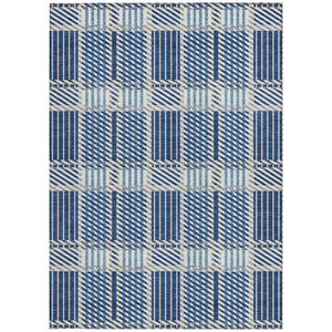 Homeroots 3' Artichoke Green Gray Brown Plaid Washable Area Rug For Indoor Outdoor Spaces, Durable & Stylish 3' X 5' Polyester 597577