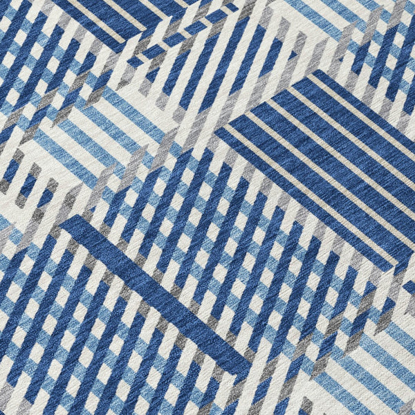 Homeroots 3' Artichoke Green Gray Brown Plaid Washable Area Rug For Indoor Outdoor Spaces, Durable & Stylish 3' X 5' Polyester 597577