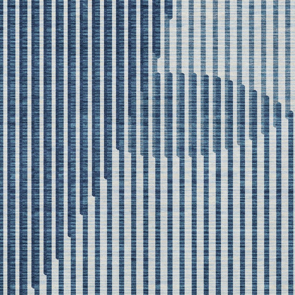 Homeroots 3' Beige And Ivory Geometric Washable Rug - Perfect For Indoor And Outdoor Spaces, Stylish & Durable 5' X 8' Polyester 597614