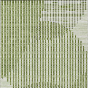 Homeroots 3' Beige And Ivory Geometric Washable Rug - Perfect For Indoor And Outdoor Spaces, Stylish & Durable 10' X 14' Polyester 597630