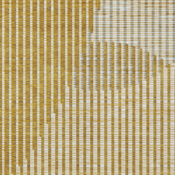 Homeroots 3' Beige And Ivory Geometric Washable Rug - Perfect For Indoor And Outdoor Spaces, Stylish & Durable 3' X 5' Polyester 597631