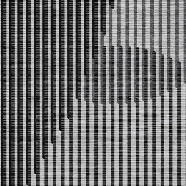 Homeroots 3' Beige And Ivory Geometric Washable Rug - Perfect For Indoor And Outdoor Spaces, Stylish & Durable 9' X 12' Polyester 597641