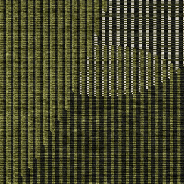 Homeroots 3' Beige And Ivory Geometric Washable Rug - Perfect For Indoor And Outdoor Spaces, Stylish & Durable 3' X 5' Polyester 597643