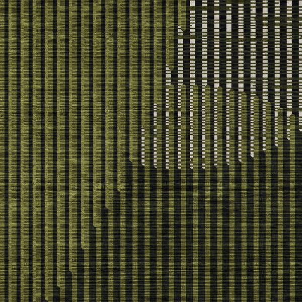 Homeroots 3' Beige And Ivory Geometric Washable Rug - Perfect For Indoor And Outdoor Spaces, Stylish & Durable 5' X 8' Polyester 597644